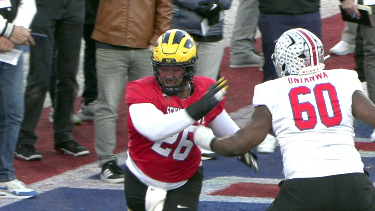 Rayshaun Benny Highlights - DL Michigan Wolverines - 2026 Panini Senior Bowl
