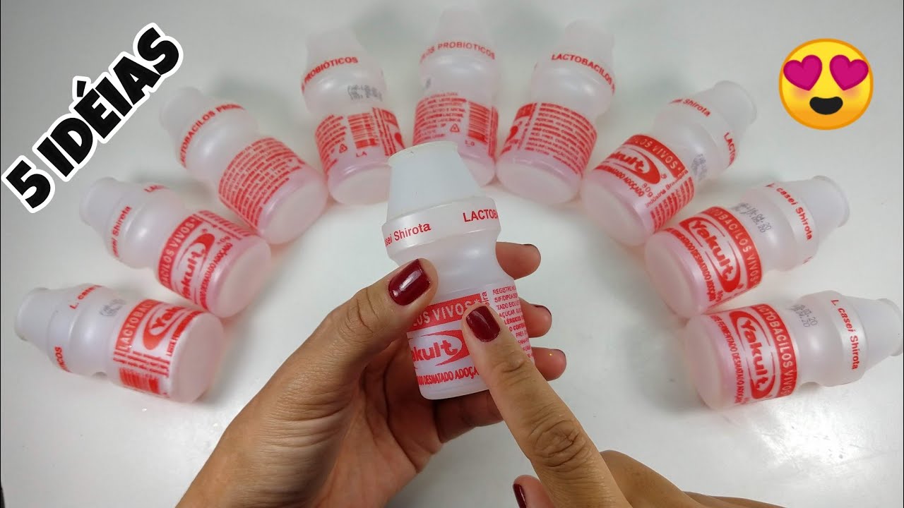 5 IDÉIAS MAGNÍFICAS COM GARRAFA DE YAKULT ❤️