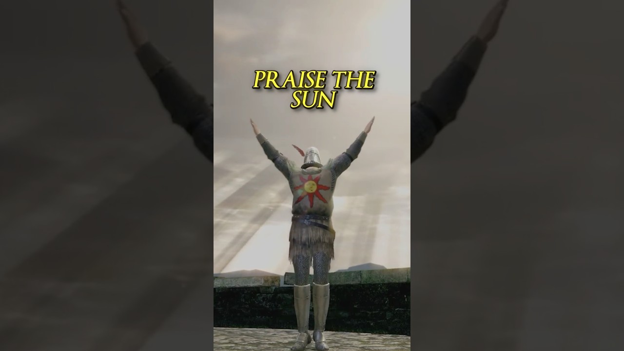 &laquo;Praize The Sun&raquo; не должно было быть в игре 😳 #darksouls