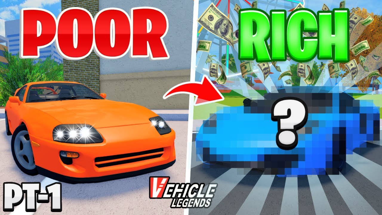 От бедного к богатому в легендах транспорта ROBLOX! *Часть 1*