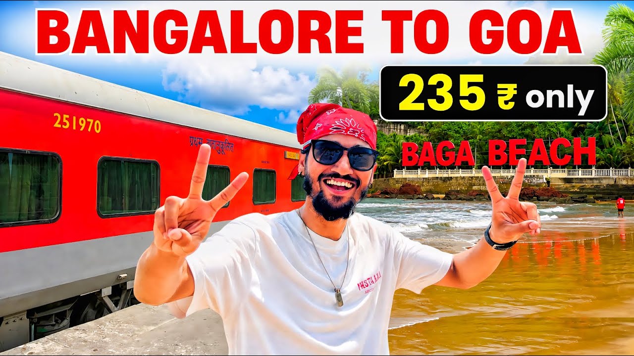 Bangalore To Goa | Bangalore To Goa By Train | Vasco Da Gama To Baga Beach
