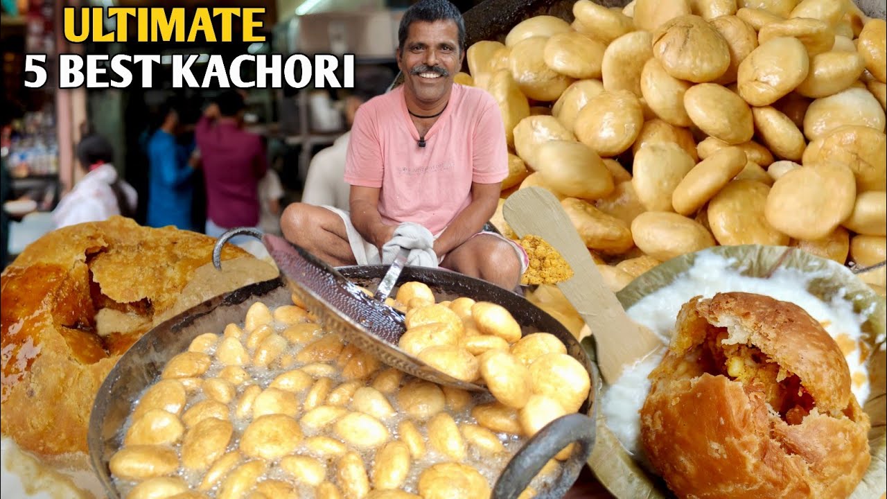 Ultimate 5 BEST KACHORI In Jaipur ￼ || Puran Ji, Rawat Kachori, Samrat kachori || jaipur street food