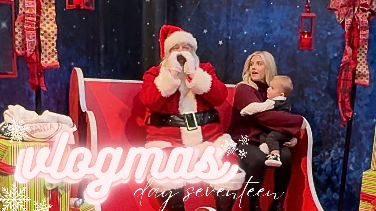 THE WEIRDEST SANTA EXPERIENCE EVER!!! || Sunday Reset, Luca LOVES the mall, & more (vlogmas day 17)