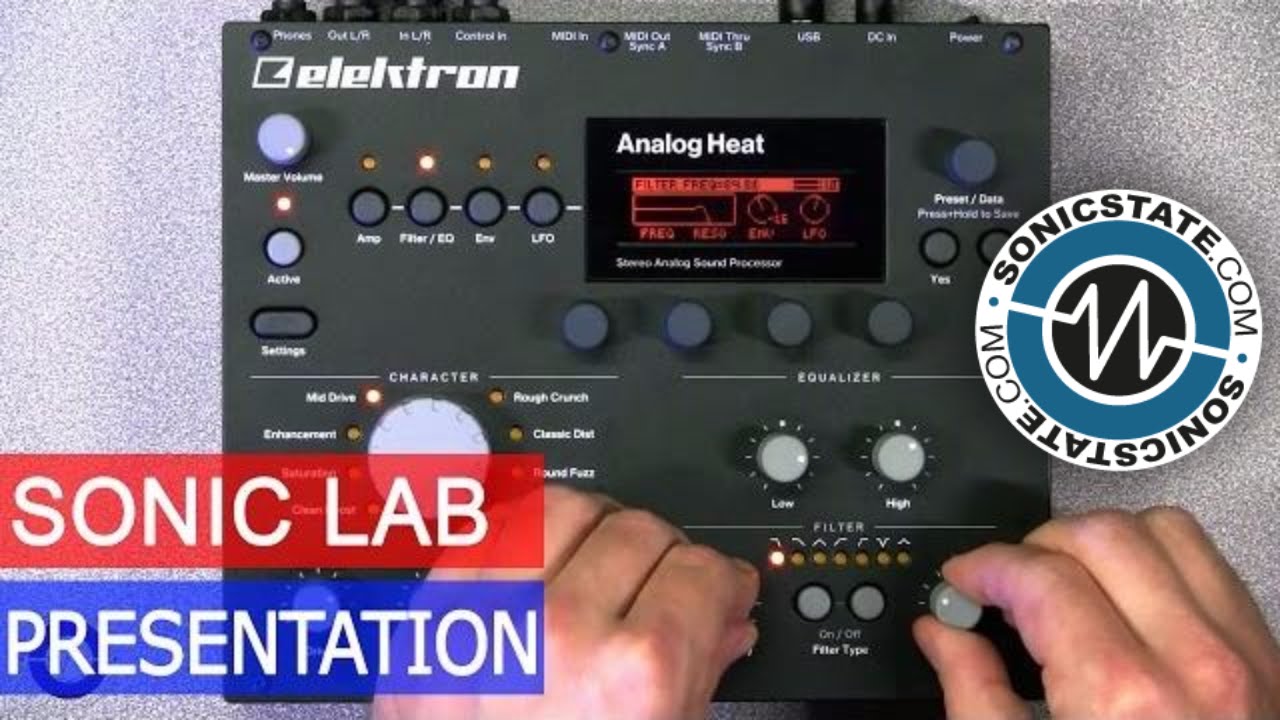 Видео аналогового нагрева Big Elektron — Sonic LAB
