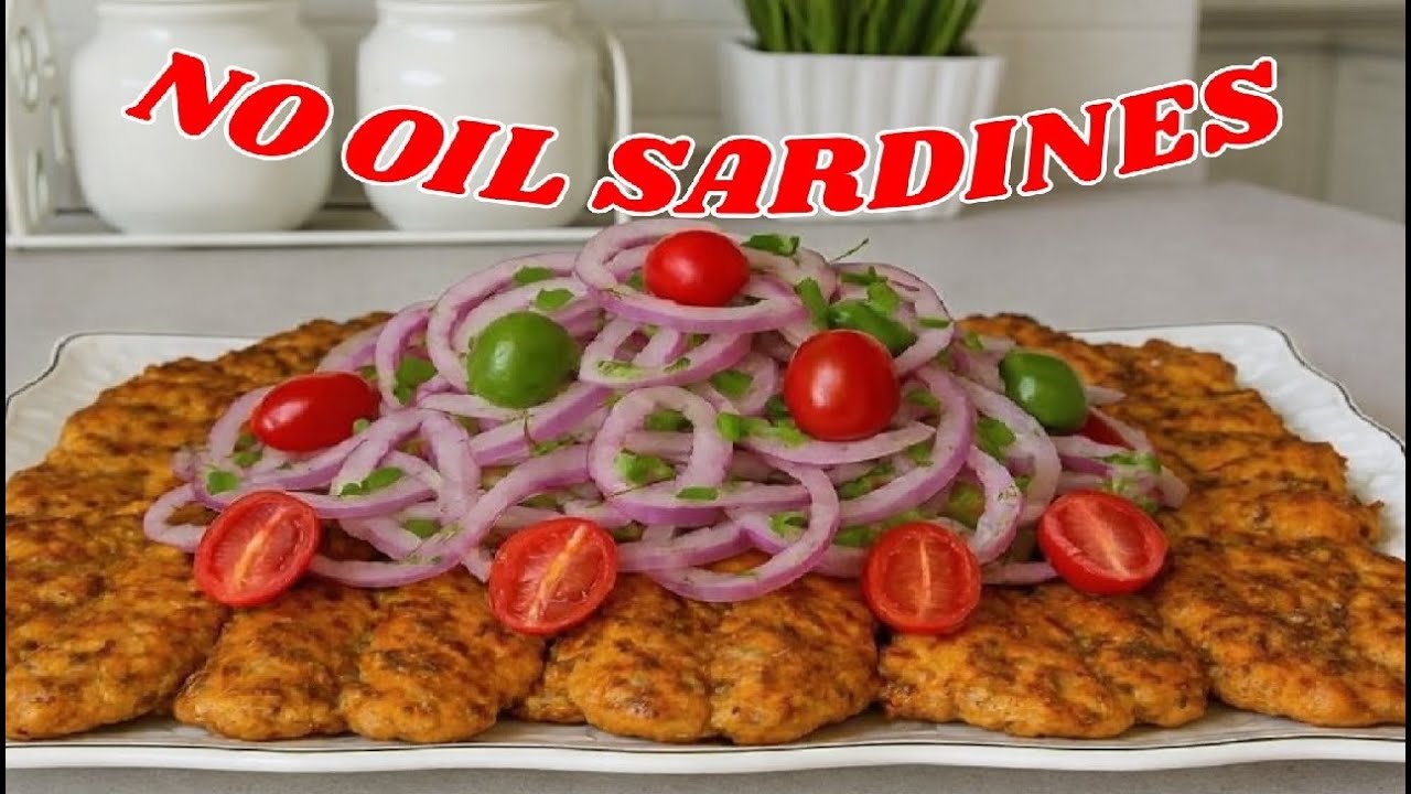 No Oil Sardines 🐟 | Crispy, Healthy & Oven Baked