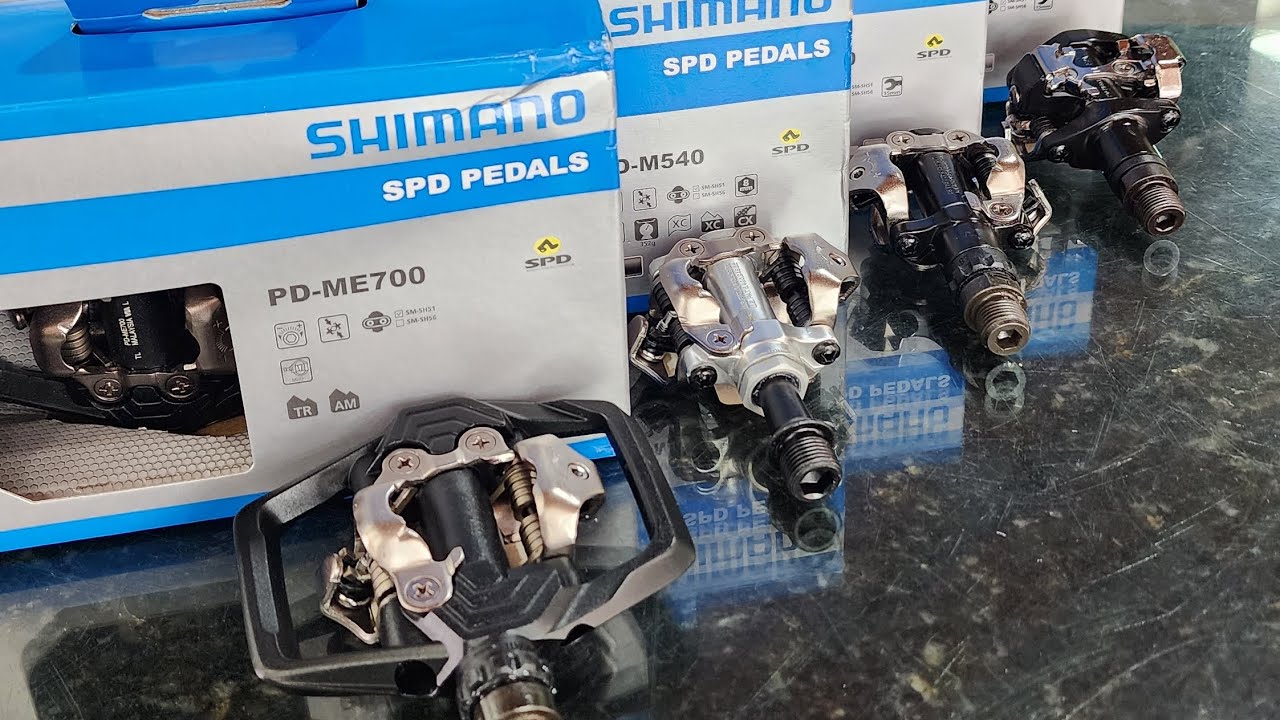 OPÇÕES DE PEDAL CLIPE SHIMANO M505, M520, M540 e ME700
