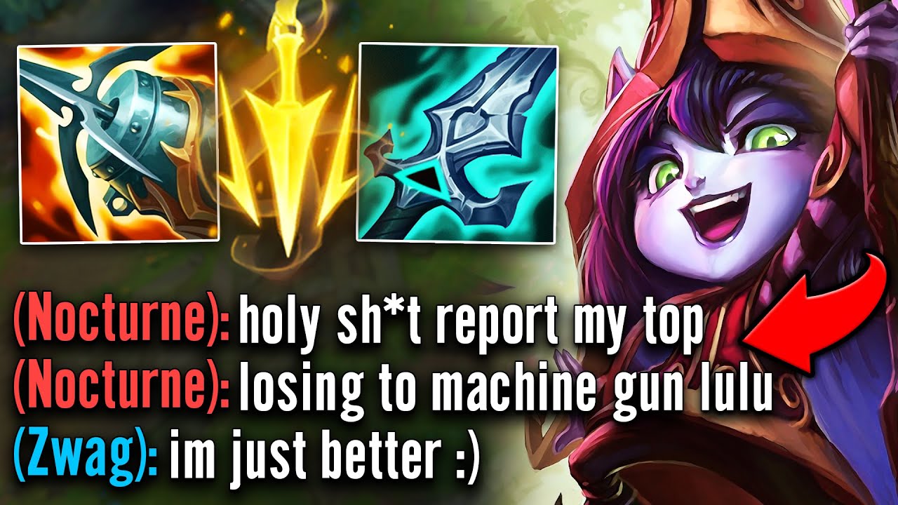 I MADE THE ENEMY TEAM RAGE WITH MACHINE GUN LULU TOP (THEY WERE MALDING)