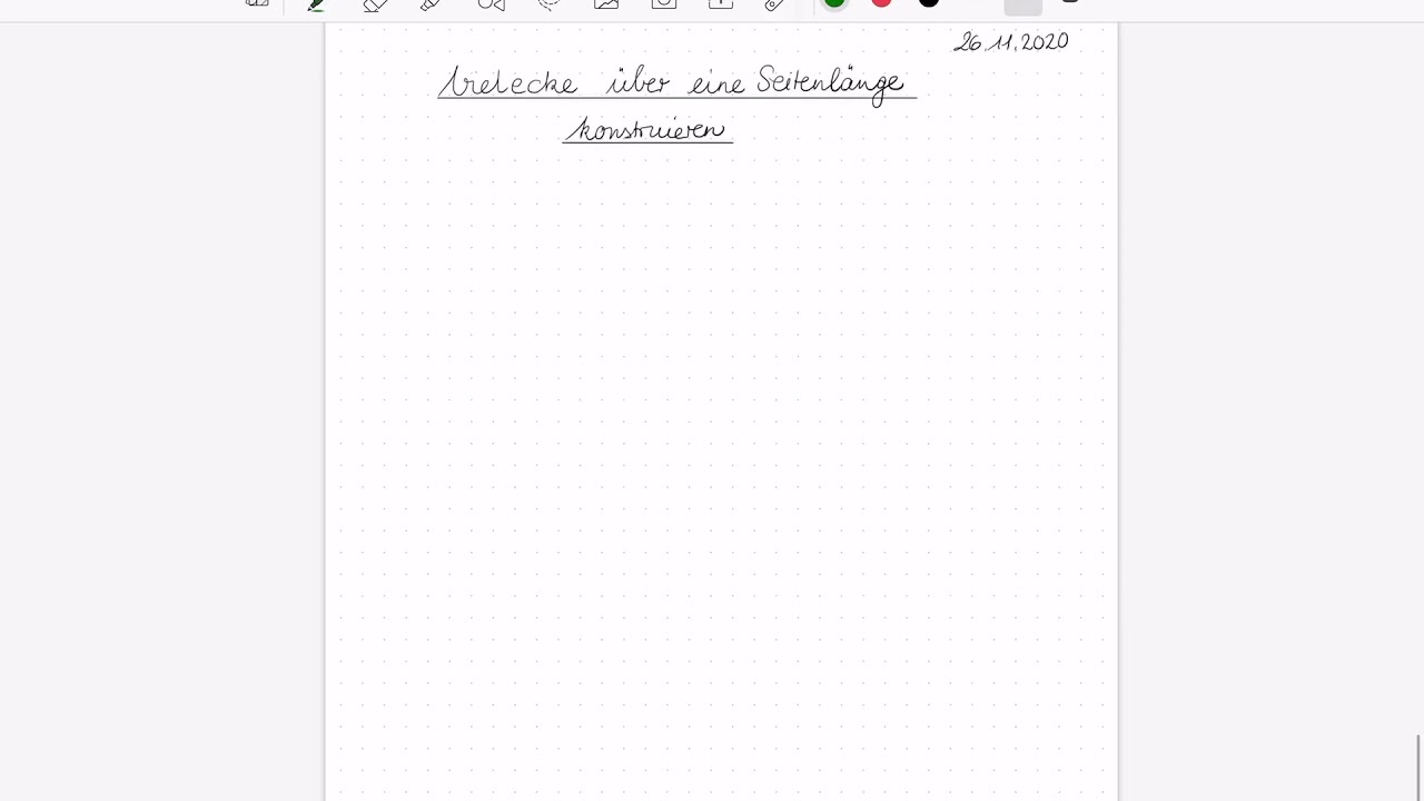 Vielecke über die Seitenlänge konstruieren