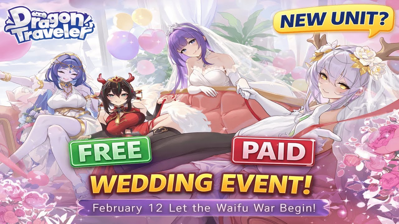 Dragon Traveler Wedding Event LEAKS — Free Skins, Paid Skins & New Unit Reveal