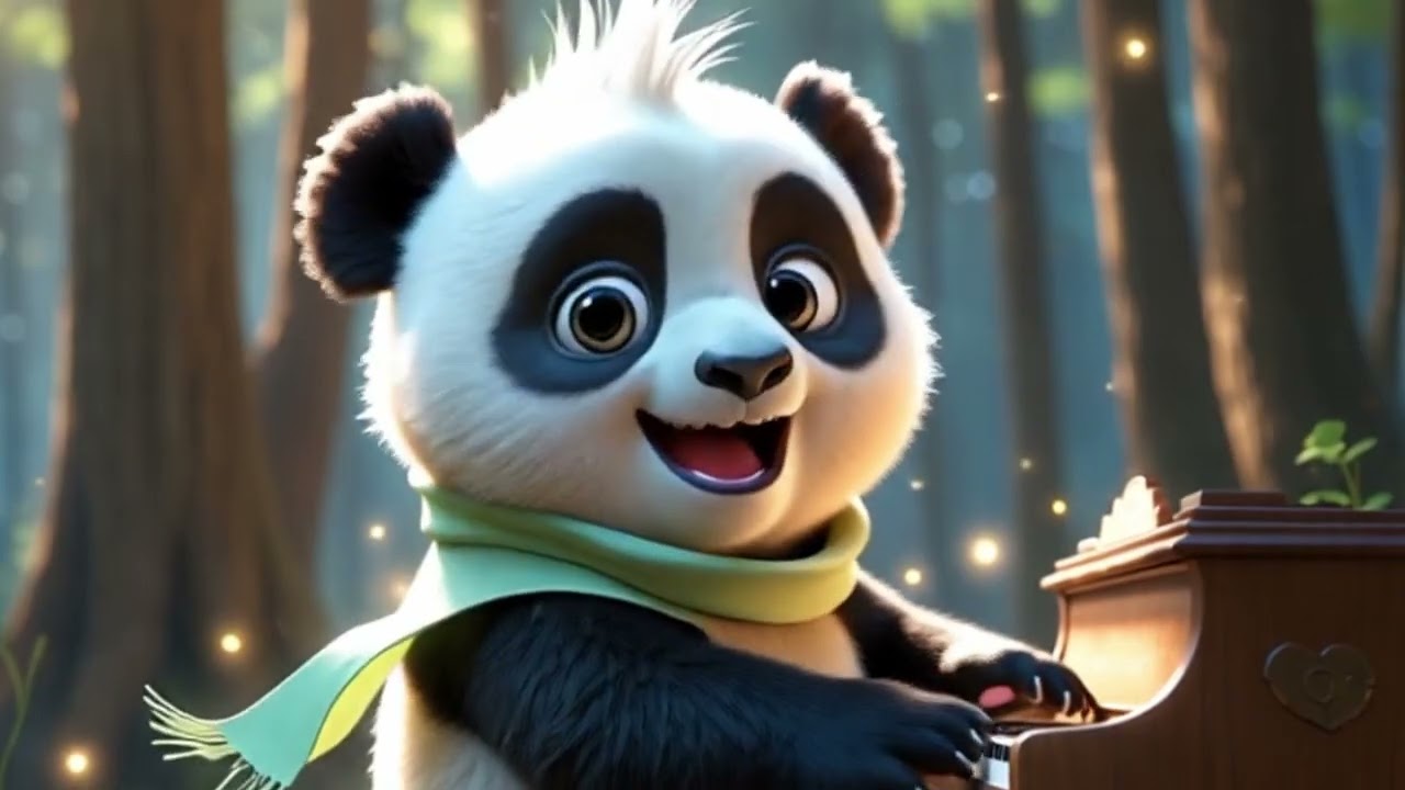 🎶 Learn Piano Notes with a Happy Singing Panda