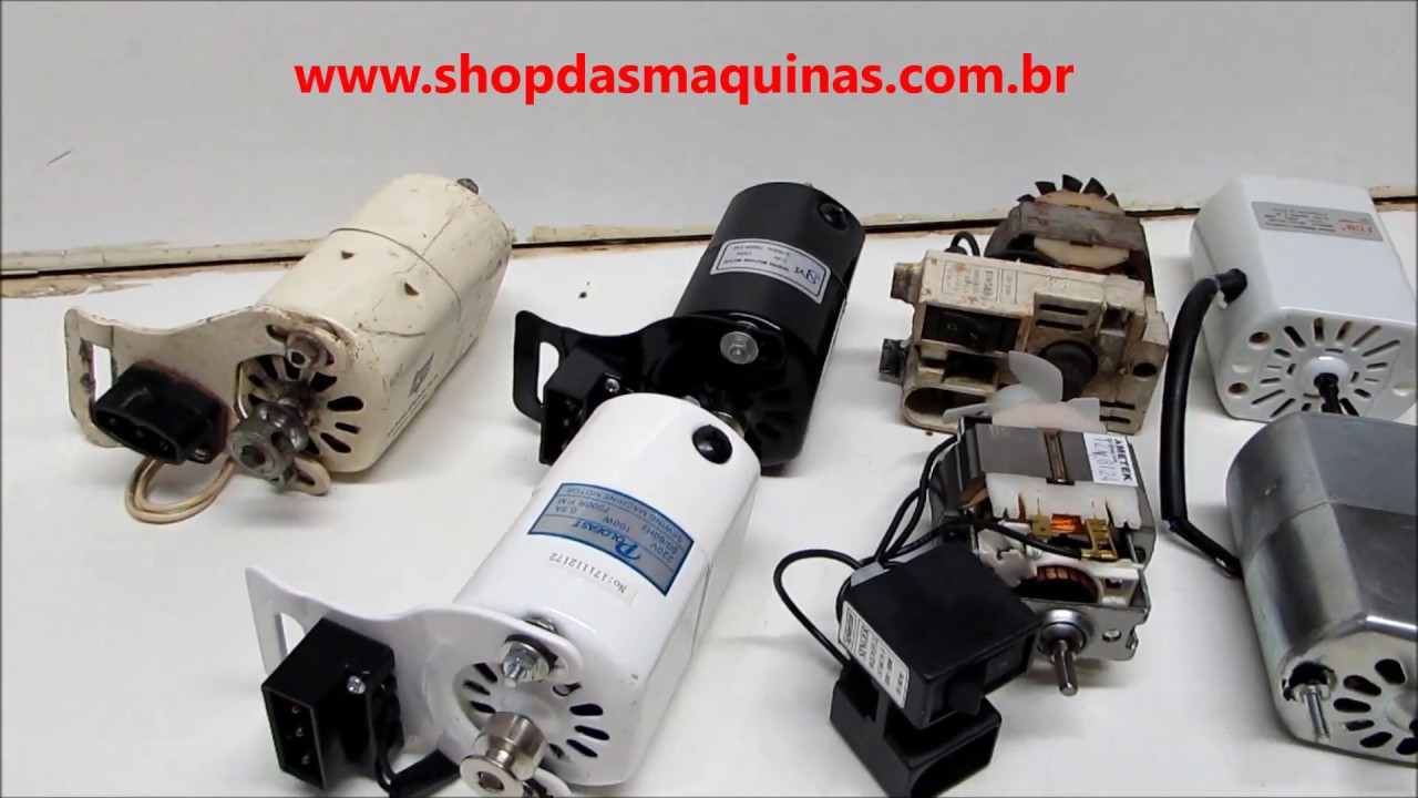 Como trocar o carvão do motor de maquina de costura video 1