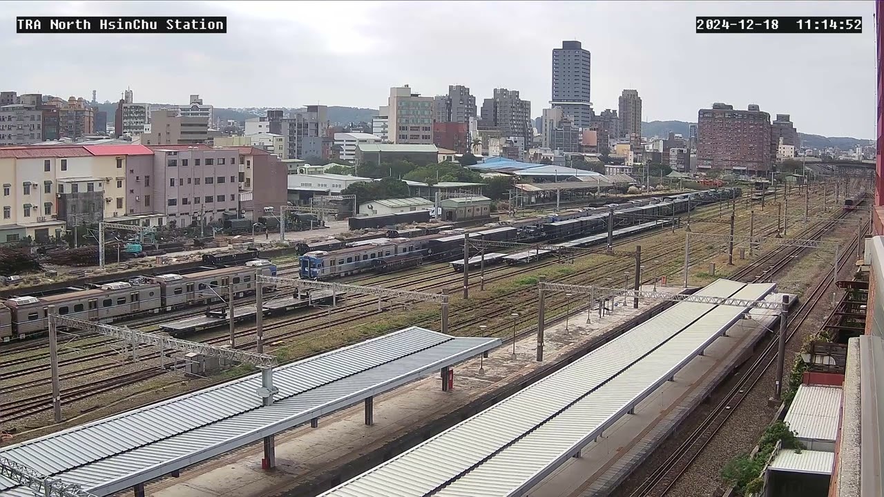 2024-12-18 台鐵6005次 鳴日號觀光列車 北新竹車站 通過✅