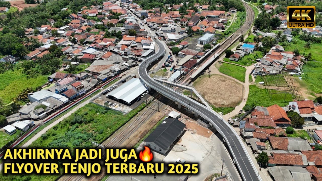 Melihat Flyover Stasiun Tenjo Yang Baru Diresmikan