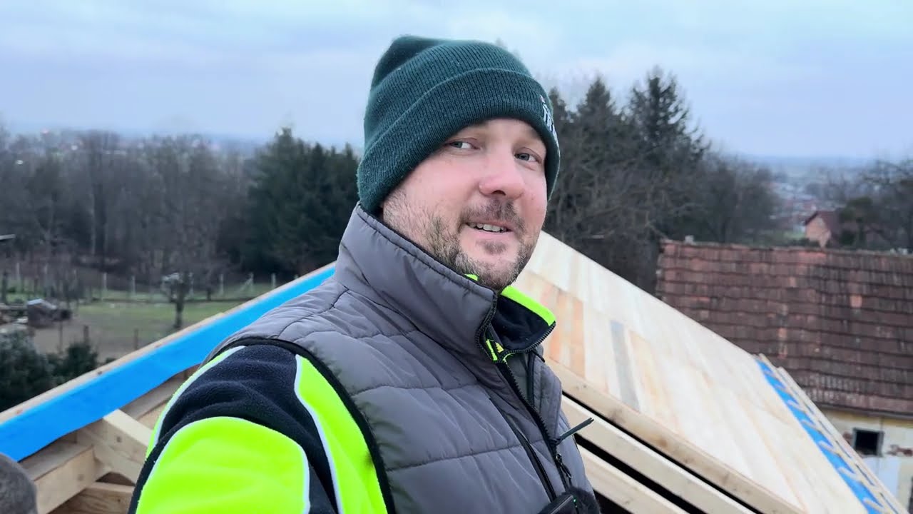 Frame finish and sarking the roof | My Croatian Homestead | homesteading