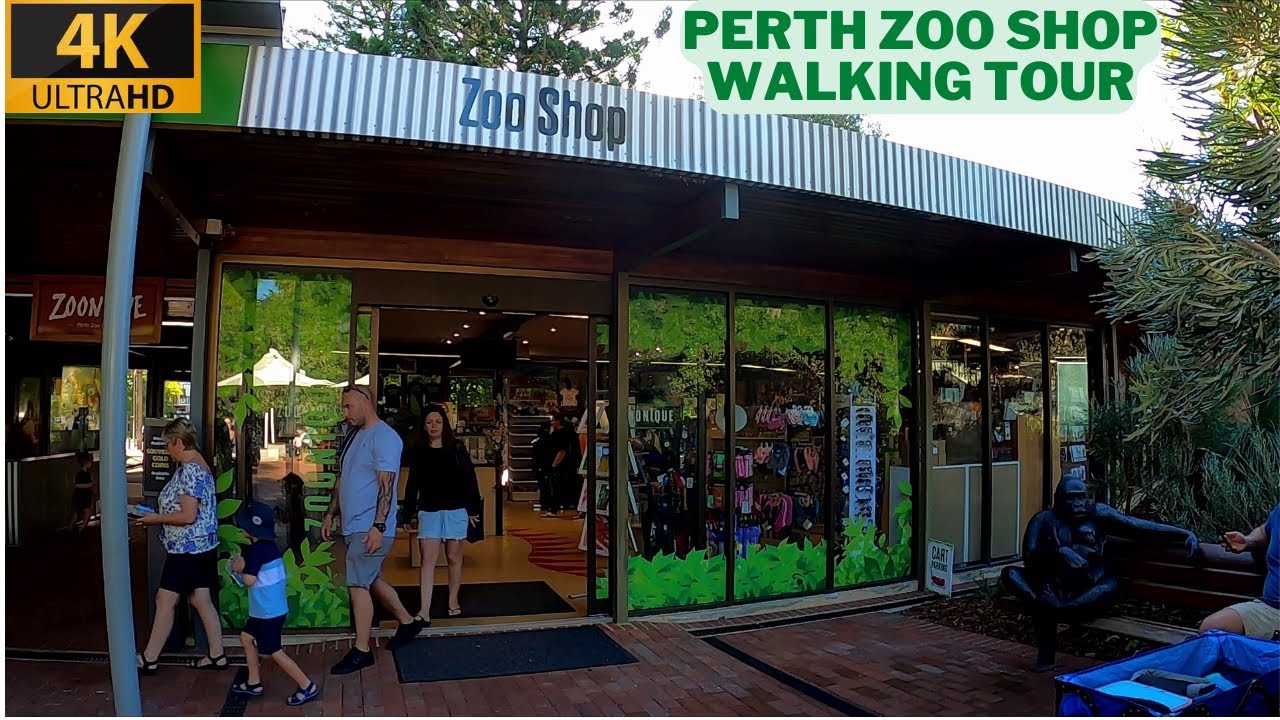Perth Zoo Shop | Western Australia | Walking Tour [4K]