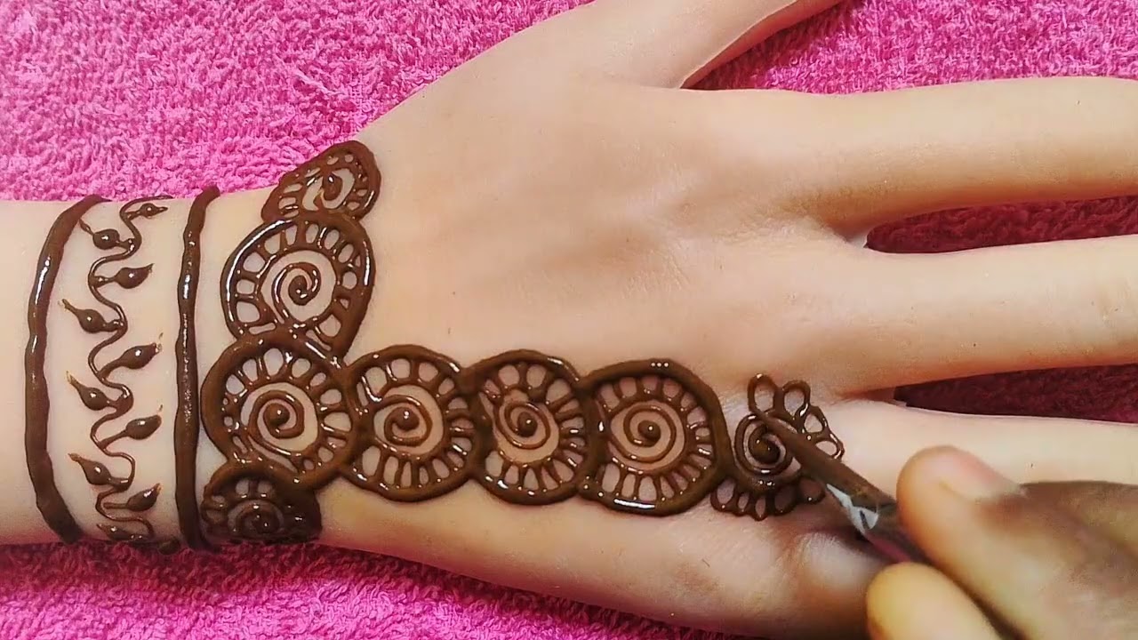 Happy Holi Special Mehndi Design 2026 🌈 | Name Mehndi Back Hand#holi #youtubevideo #video