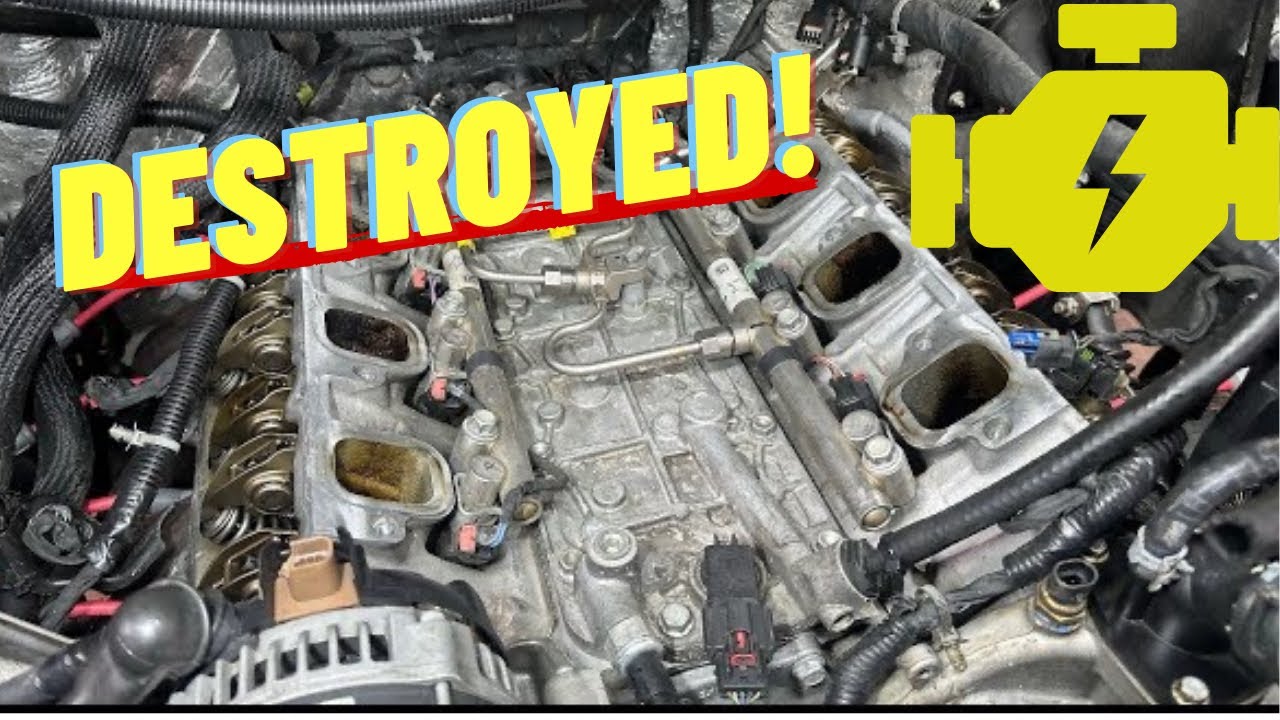 Metal in Oil! Engine Damage! Hot Cam with a Tune! Silverado Sierra Yukon 5.3 LT1 Top End Tear Down