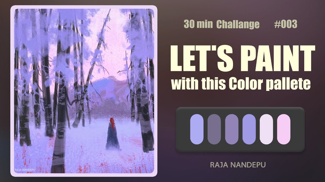 Environment Concept art process - Let's Paint with the palette 003