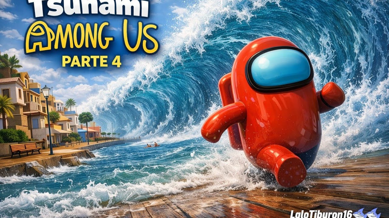 Probando tsunami amongus!Parte 4😎🥳