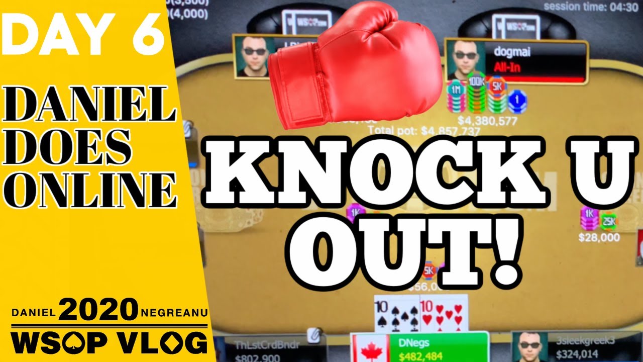 I&rsquo;M GONNA KNOCK YOU OUT! - 2020 WSOP ONLINE VLOG 6
