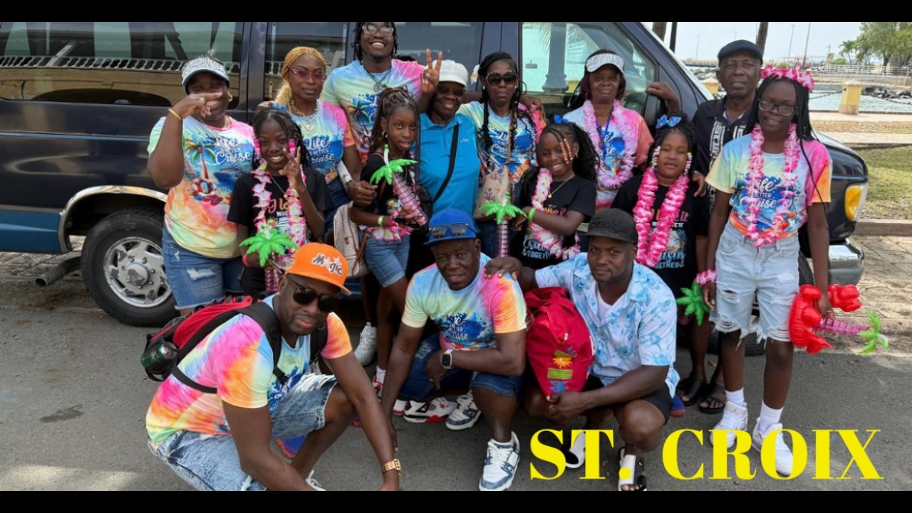 WE DID A TOURS AROUND ST. CROIX VIRGIN ISLAND .