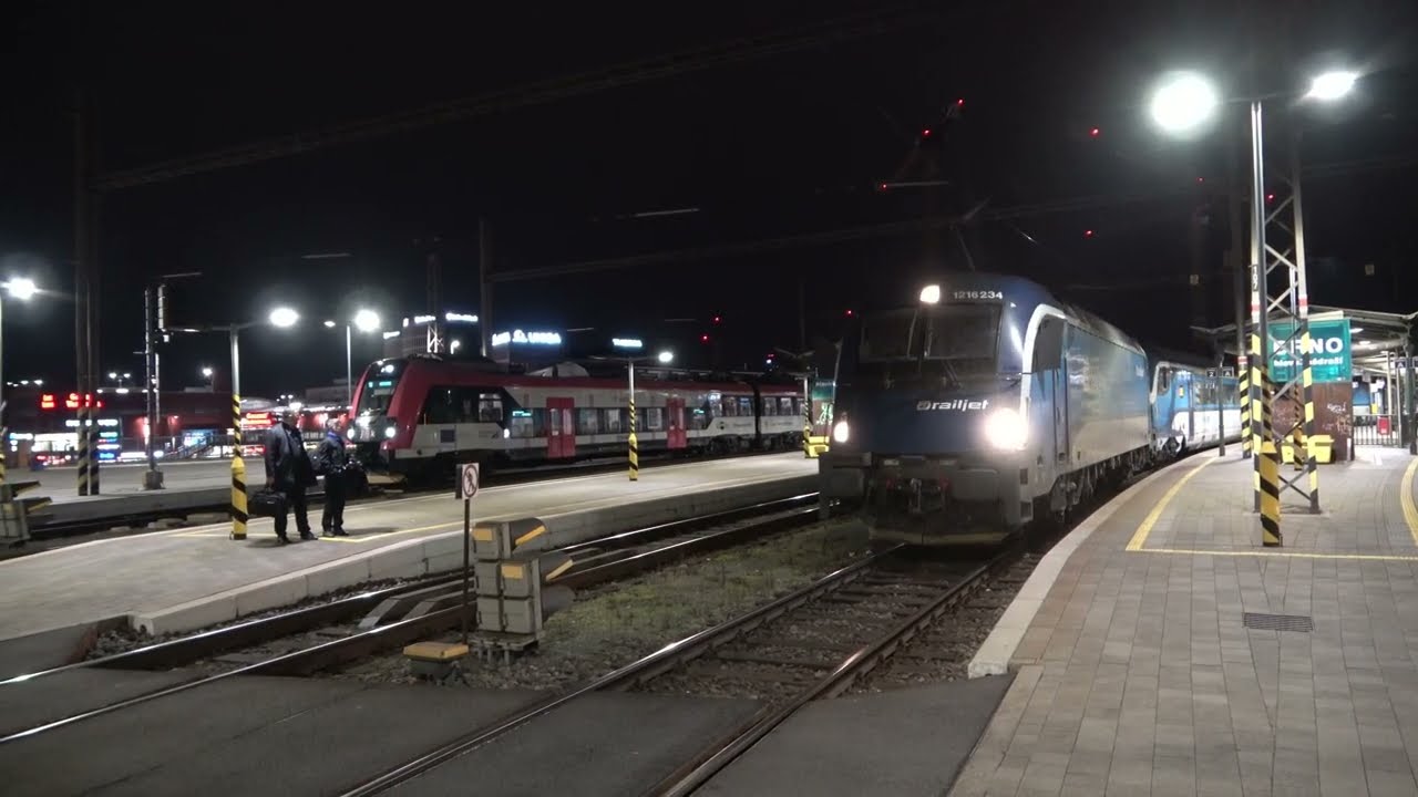 railjet 52 Vindobona odjezd Brno hl.n.