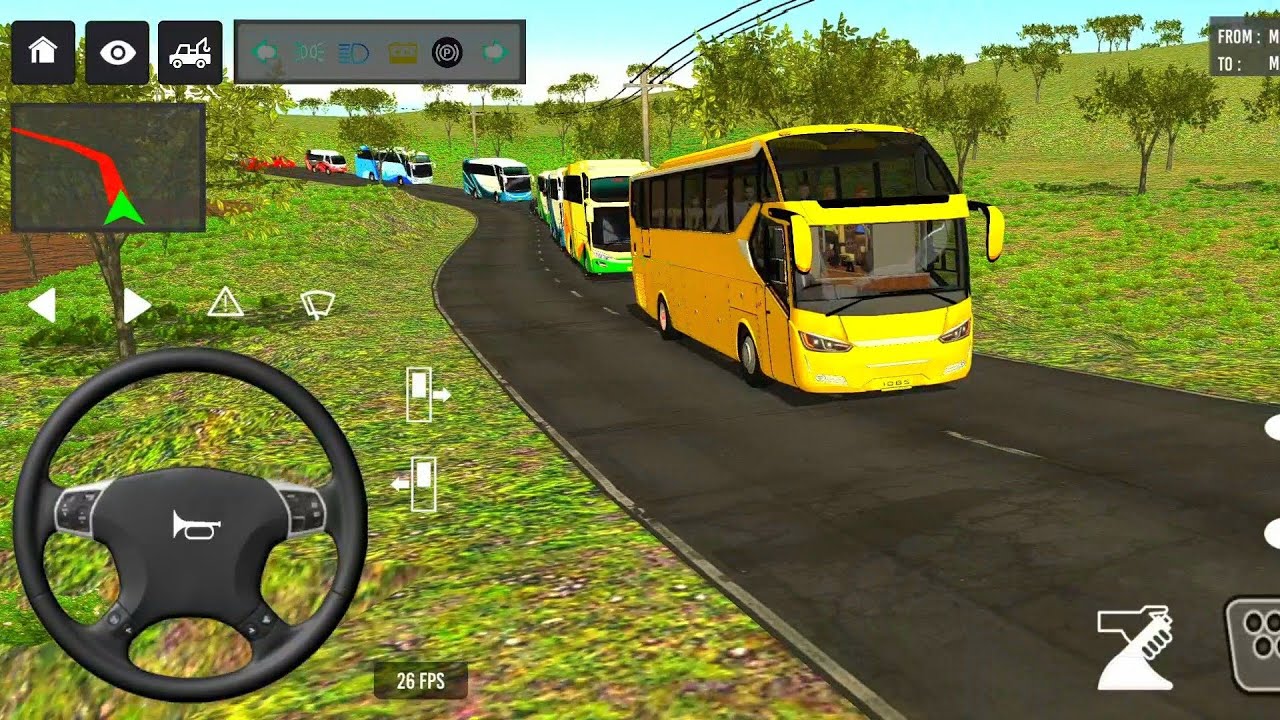 Indonesia City Bus Driving 🚌 | Euro Coach BUS SIMULATOR INDONESIA | Android 2026 Gameplay 🔥