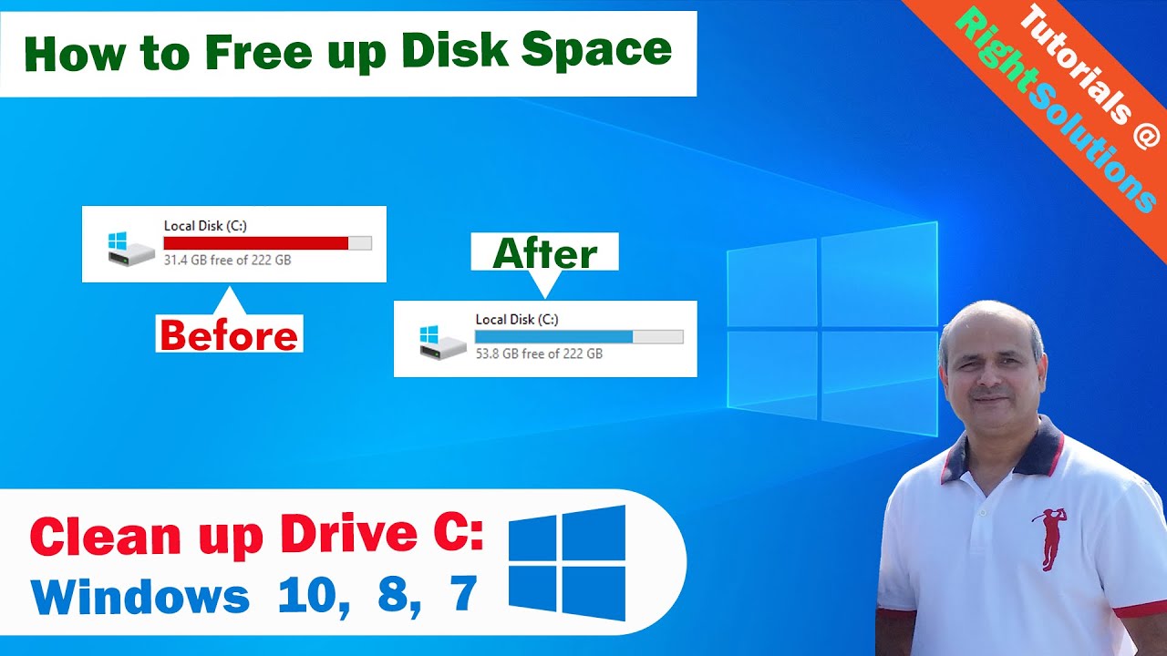 How to FREE Up Disk Space in Windows 10, 8 or 7