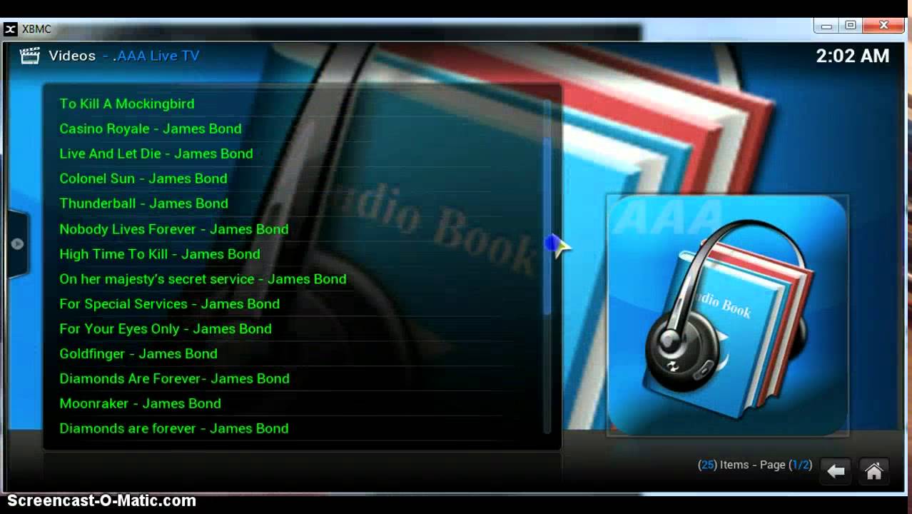 AAA stream audiobooks  section