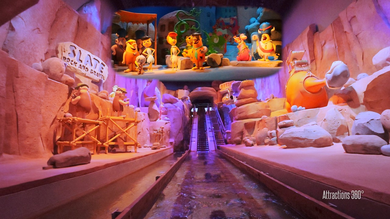 The Flintstones Dark Ride POV | Warner Bros World Theme Park 2026