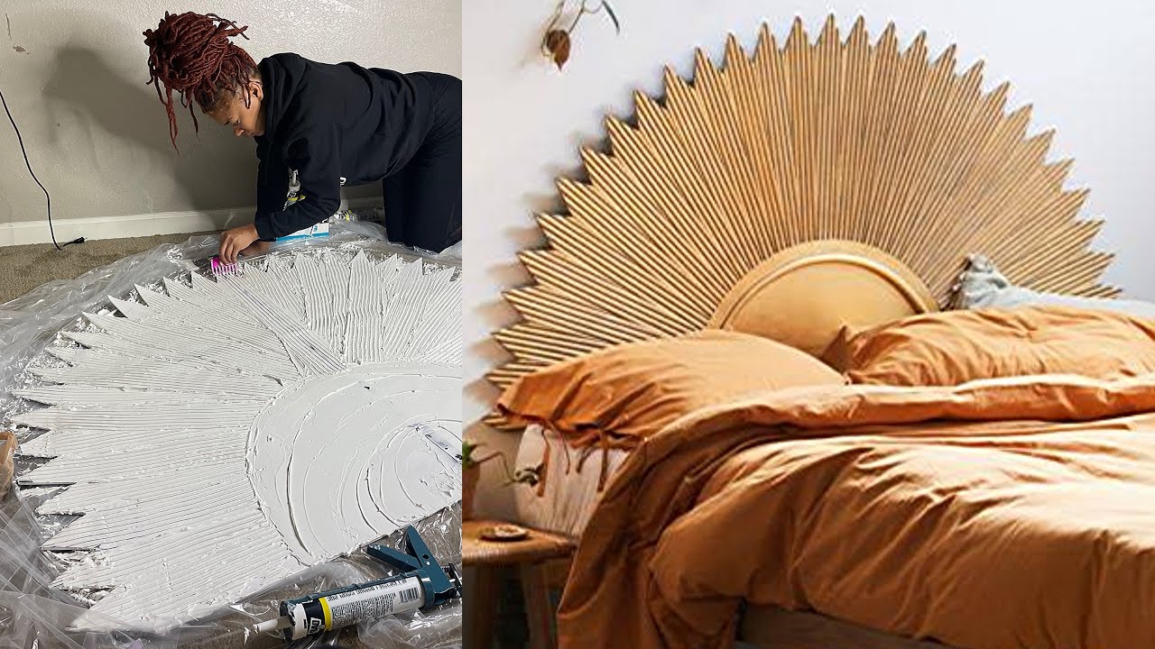 DIY SUNFLOWER HEADBOARD