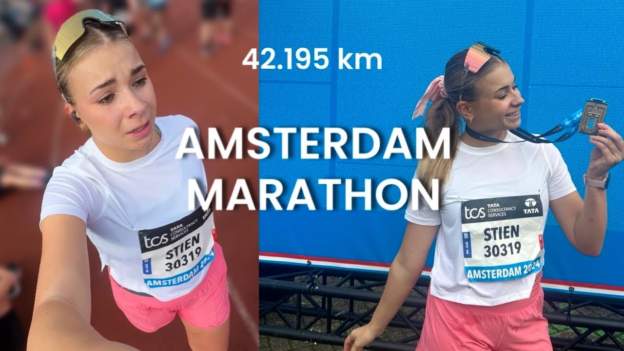MIJN EERSTE MARATHON🥵🥹 #vlog - STIEN EDLUND