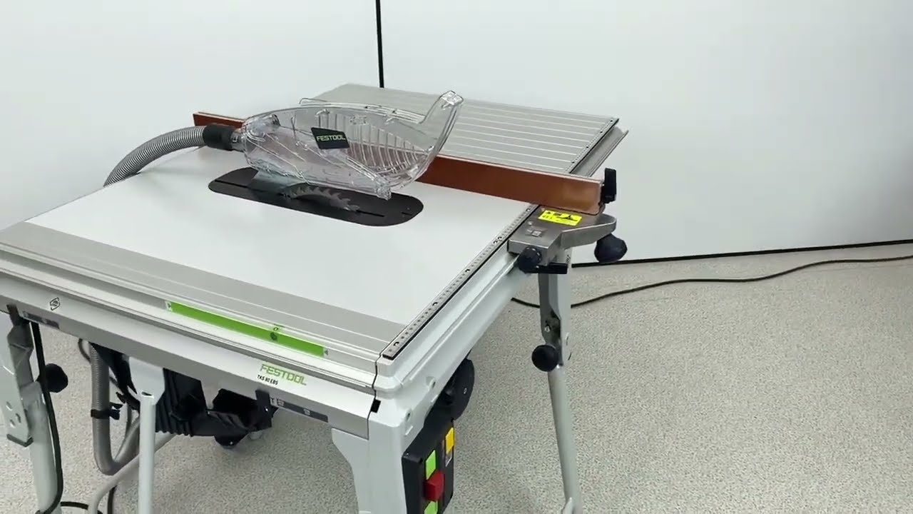 Twoje palce są bezcenne! Pilarka stolikowa Festool TKS 80 EBS Set