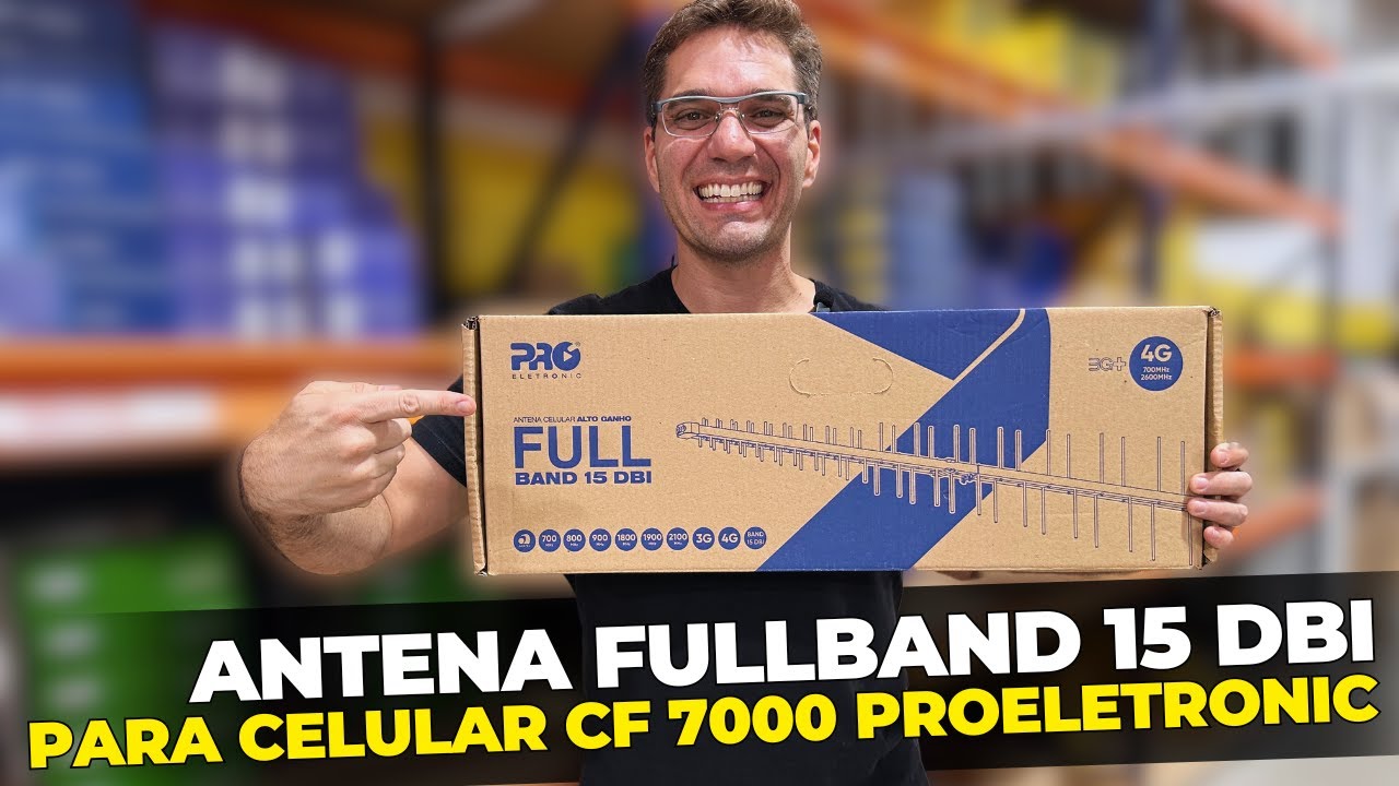ANTENA FULLBAND 15 DBI PRO ELETRONIC | ANTENA DE CELULAR FULLBAND | CASA DO TELECOM