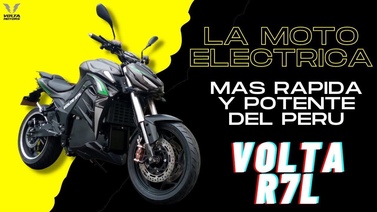 Review Moto Eléctrica Naked Volta R7L La Moto Más Rápida y Potente del Perú - Volta Motors Perú