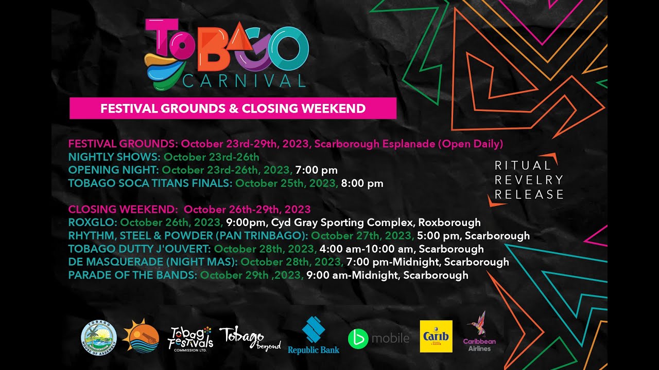 TOBAGO CARNIVAL 2023 - PARADE OF THE BANDS