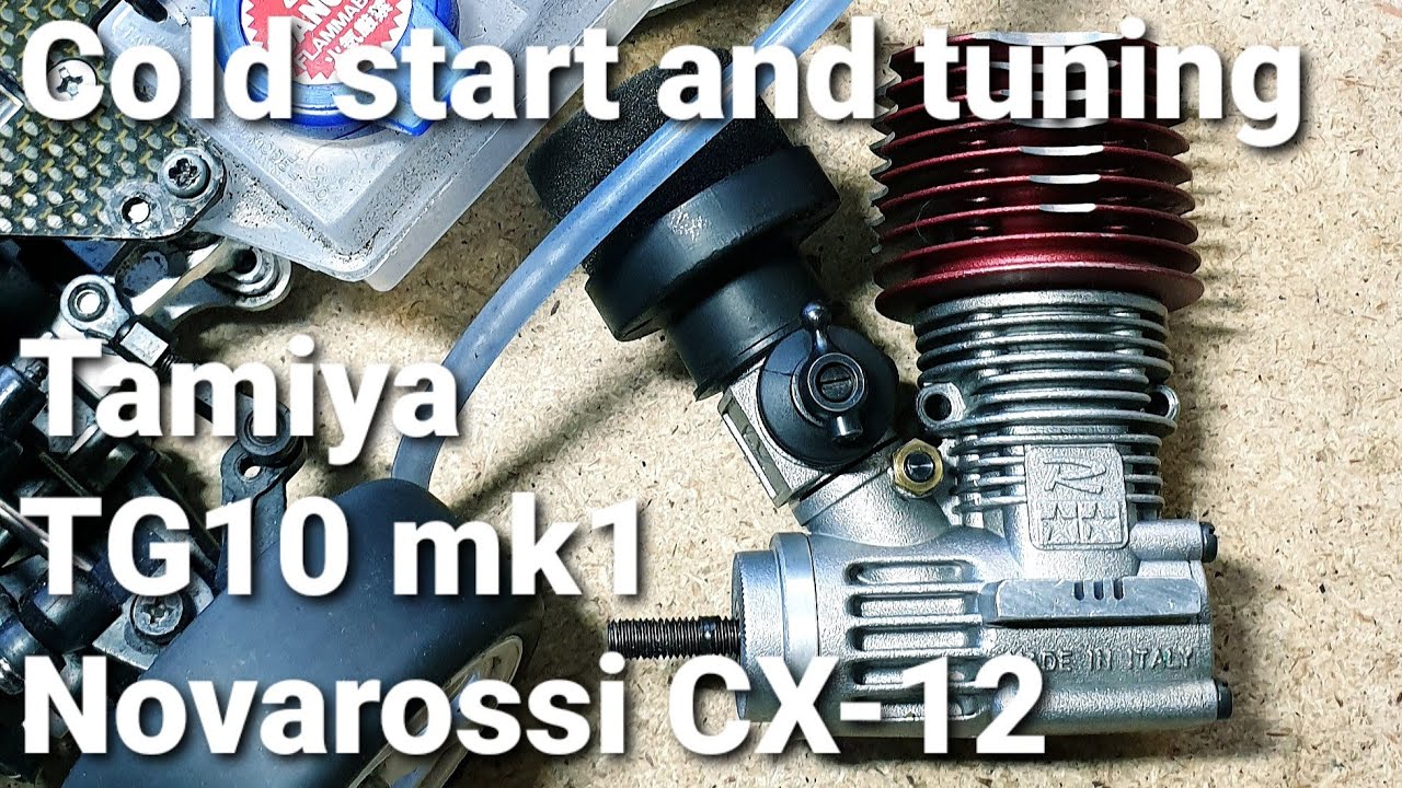 Tamiya/Novarossi CX-12 Cold start and tuning the main needle + factory needle settings