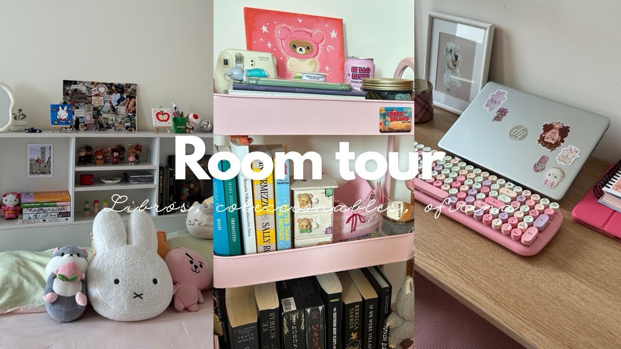 El room tour de una chica a la que le gusta TODO ☁️🧸 sylvanians, libros, arte y más