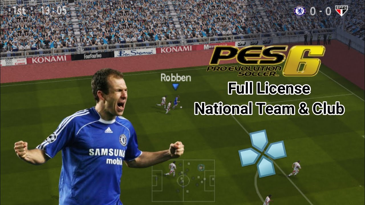 PES 6 PPSSPP FULL LISENSI NATIONAL TEAM & CLUB