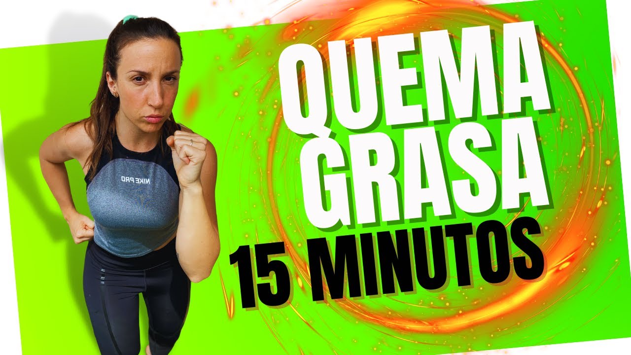 😧¡DERRITE LA GRASA EN SOLO 15 MINUTOS! Rutina de Cardio en Casa para Adelgazar y Quemar Calorías