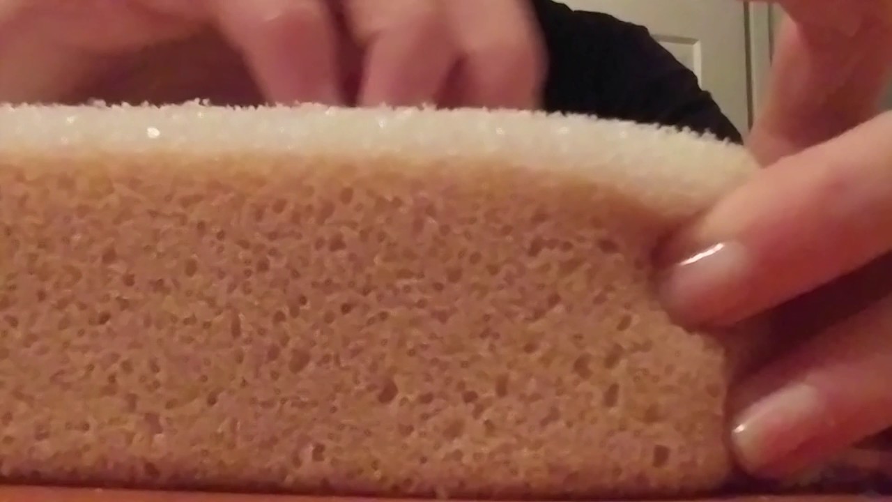 ASMR Sponge Scratching Sounds Variety