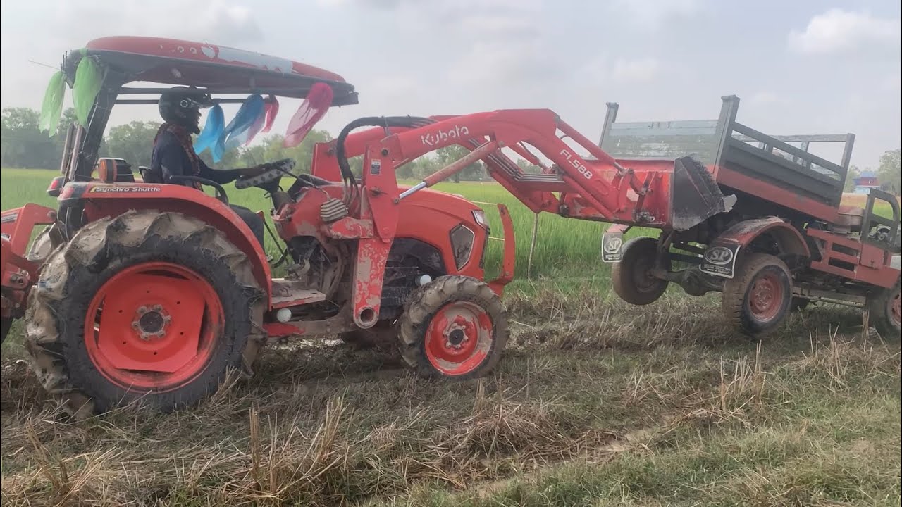   Tractor ractor crane