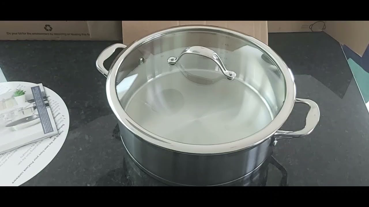 Procook stainless Steel casserole 28cm