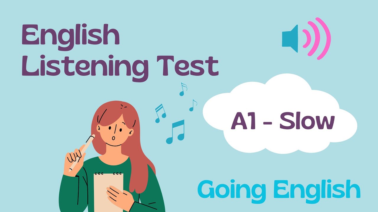 (A1) Spelling names Listening Test A1 Slow | Going English Prep 📝