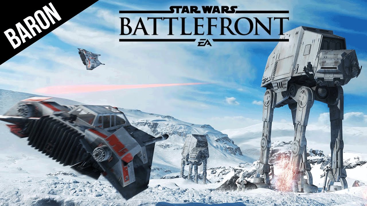 Rebels Win! Battle of Hoth Walker Assault - Star Wars Battlefront Gameplay