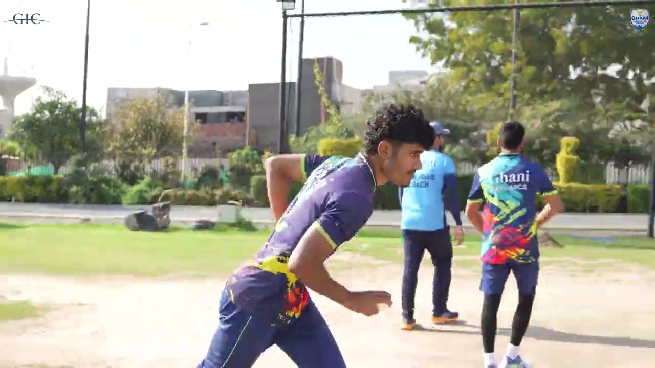 Fast, spin, and batsmen in the nets – refining all aspects of the game with Coach Umer Javed at GIC🏏