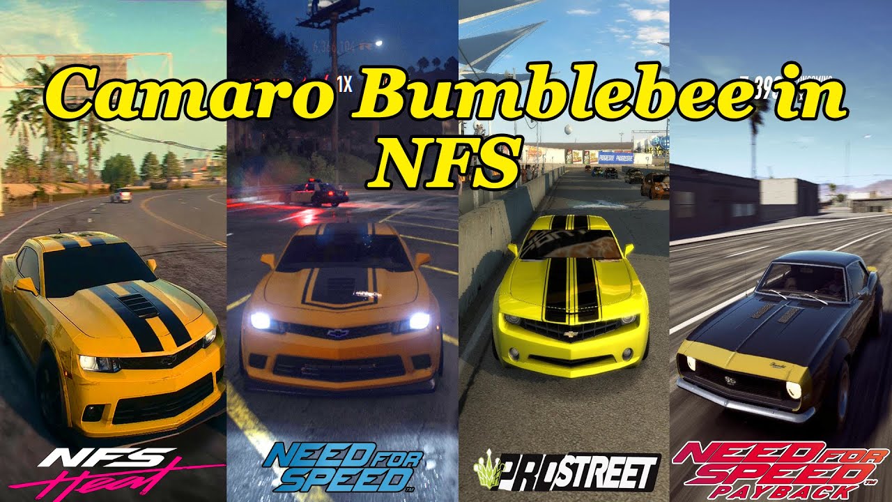 Chevrolet Camaro Bumblebee in Need for Speed Games