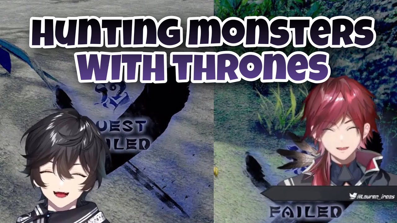 THRONEZ can't live without the other in Monhun (NIJISANJI / Axia Krone / Lauren Iroas / eng sub)