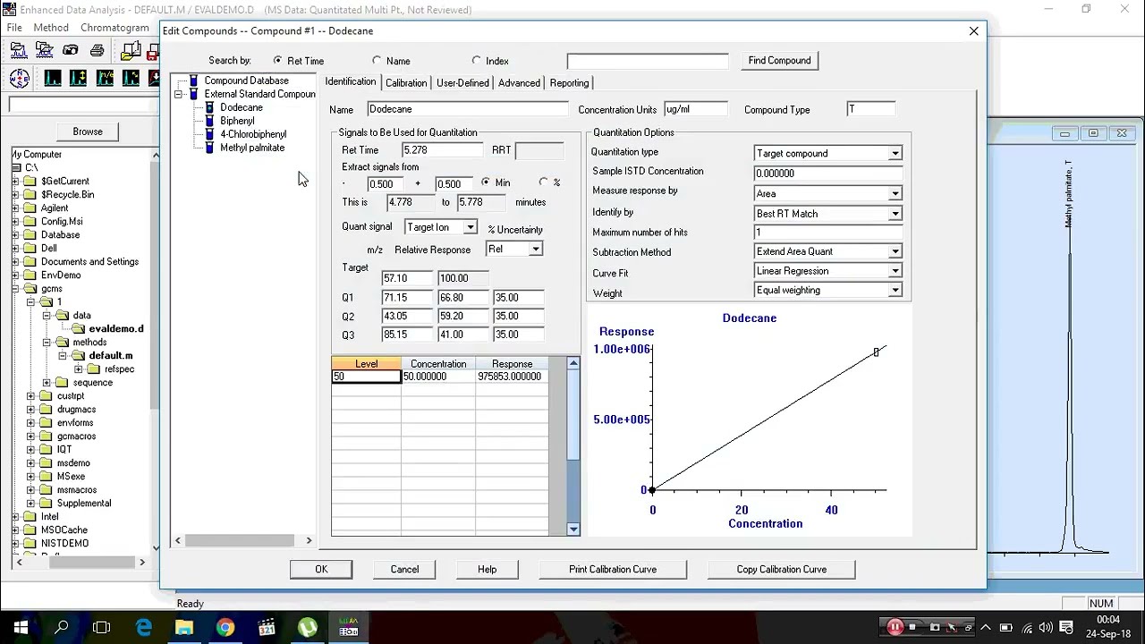 Quick View of Naming Peaks in MSD Chemstation