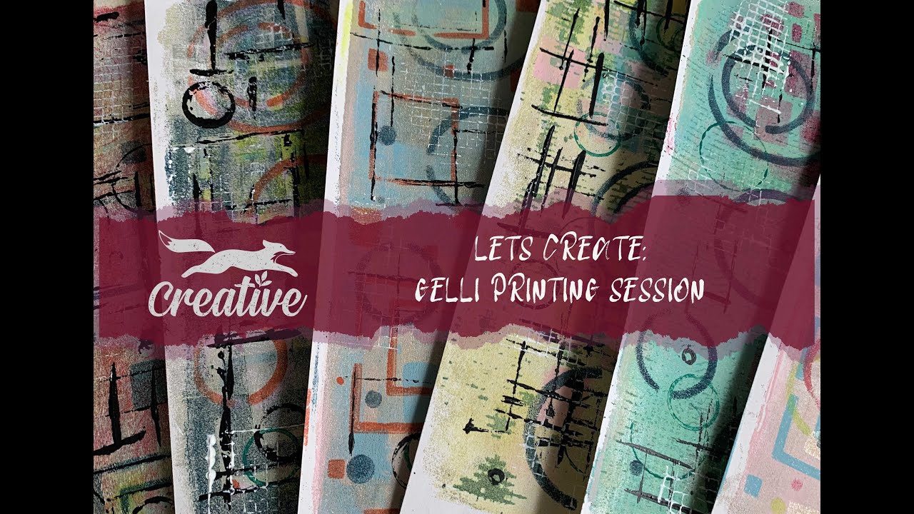 Lets create: Gelli Prints